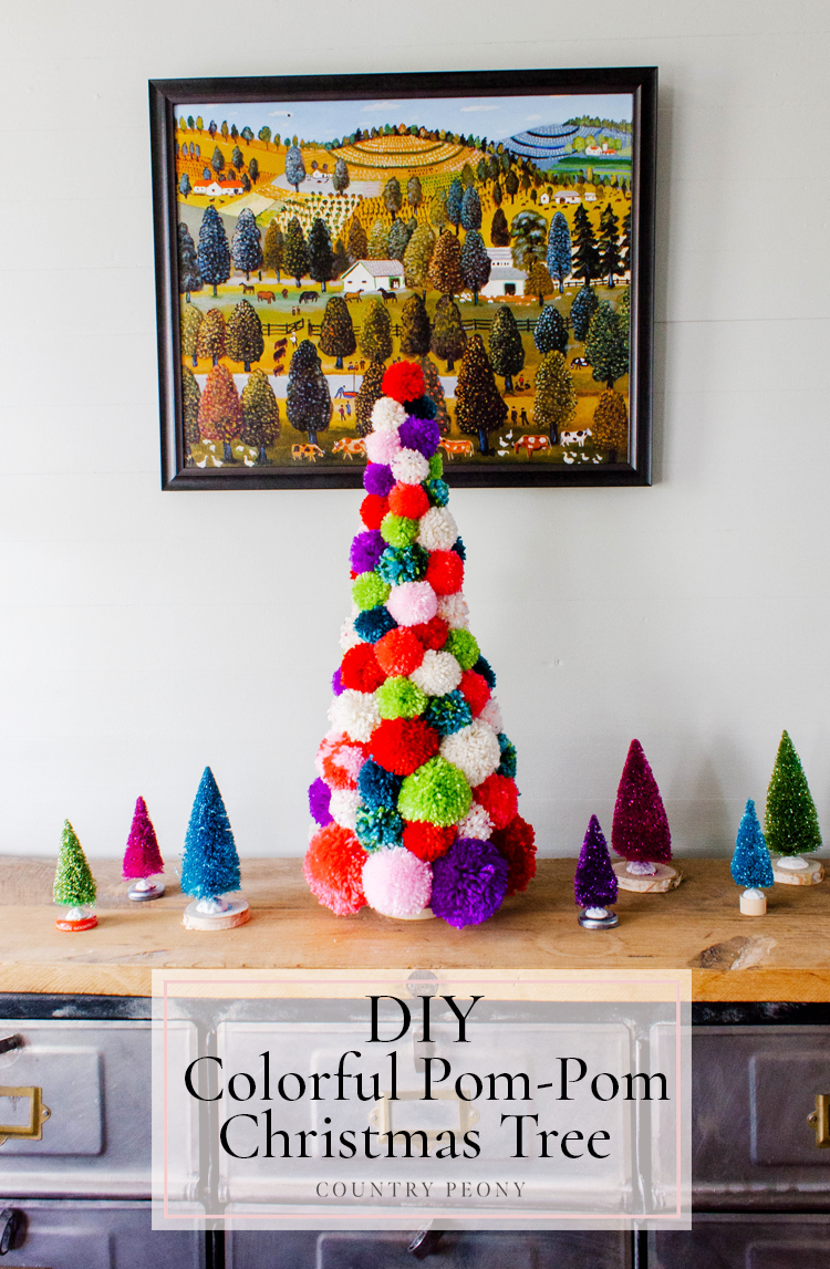 Pom pom 2024 christmas tree